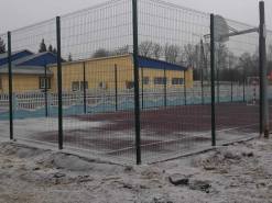 Установка ограждения для спортивной площадки Долматово