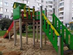 Установка детской горки «Зимняя» в Орловской области
