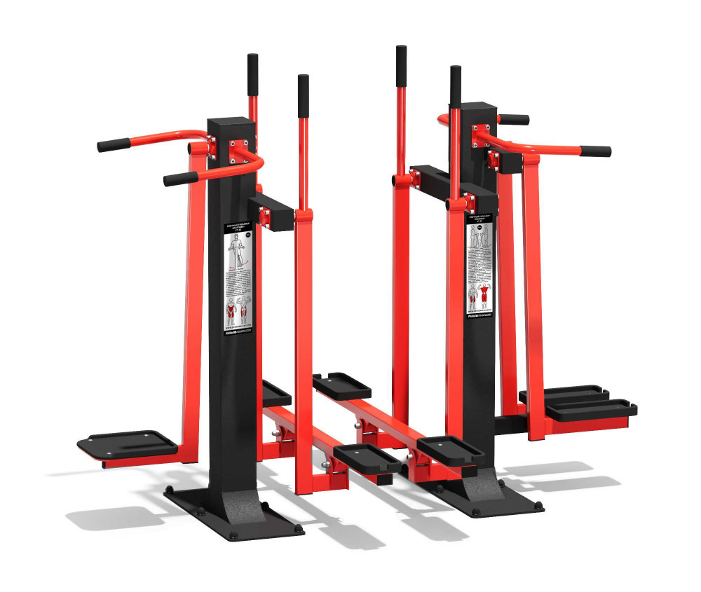 УТ-27Н Уличный тренажер "Лыжник+Шейкер+Хипс"